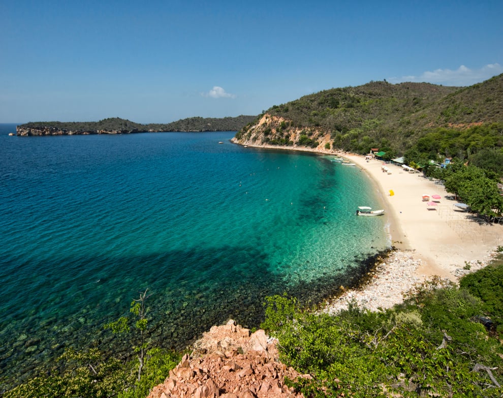 Bay in Mochima National Park, Venezuela